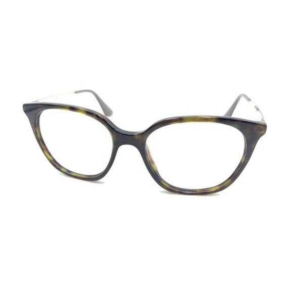 Prada VPR 11T 2AU-1O1 Tortoise Brown Gold Eyeglasses Frames 53-17 140 Italy - Picture 8 of 12